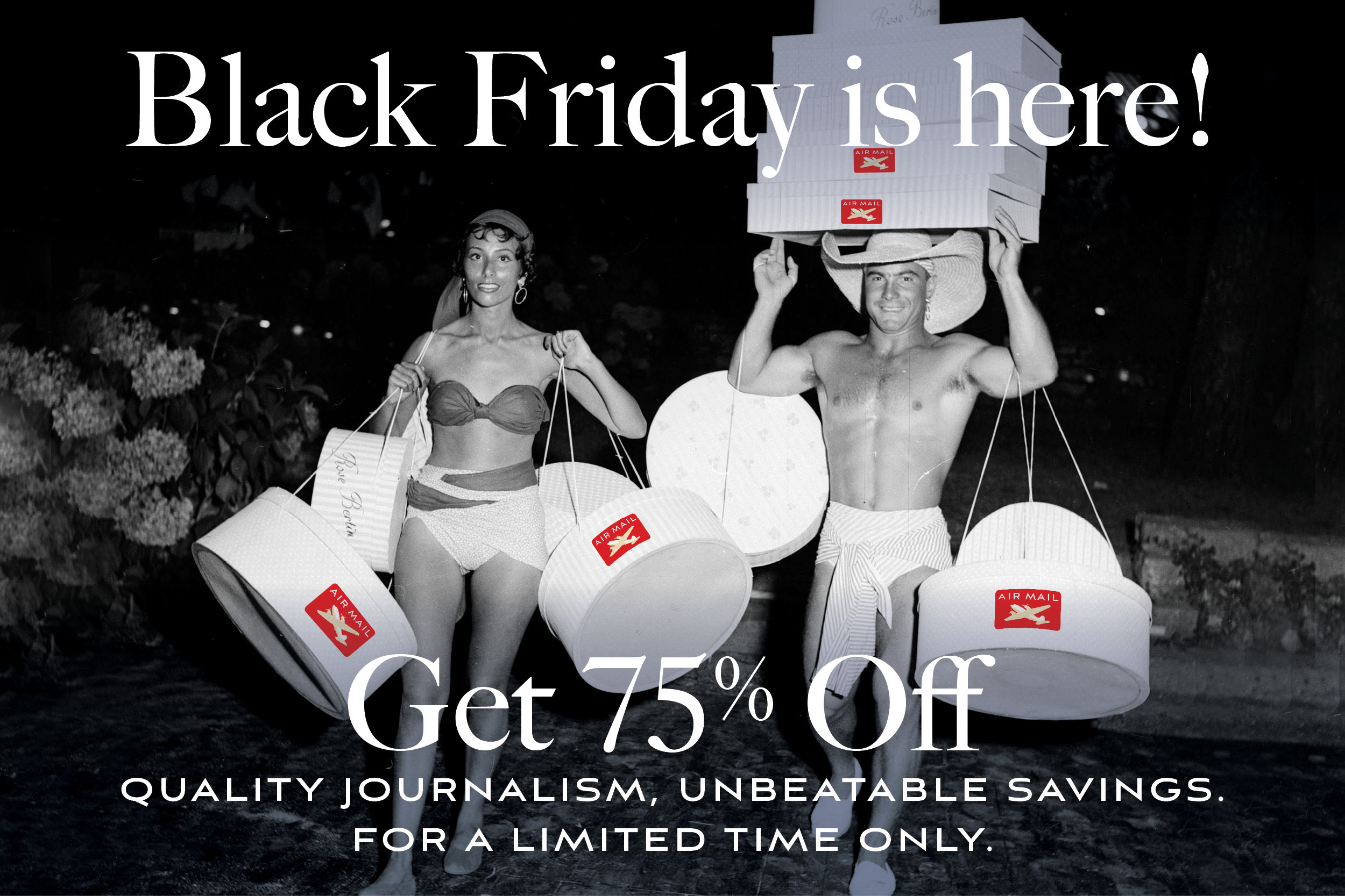 75% off Black Friday Sale