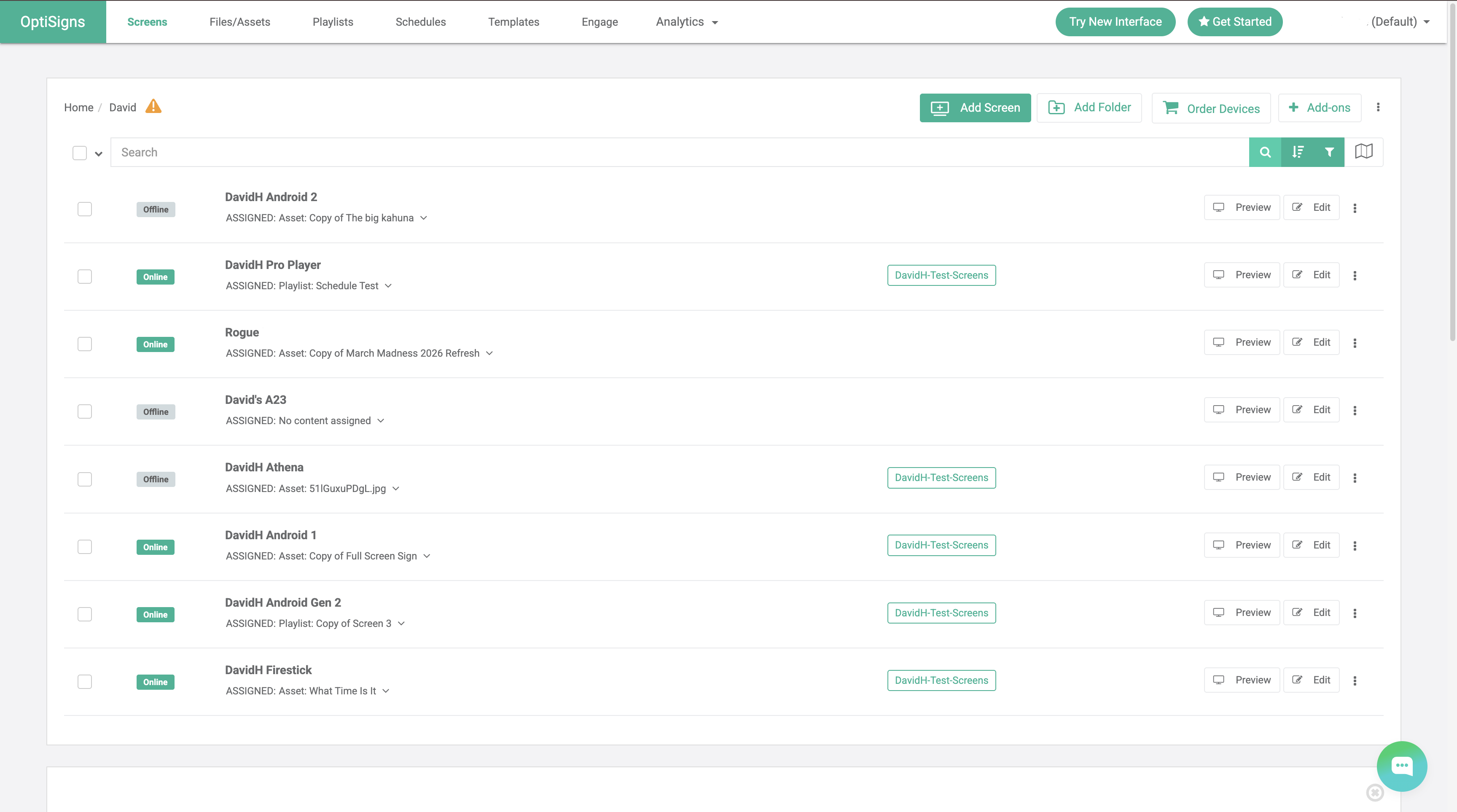 Before OptiSigns platform update