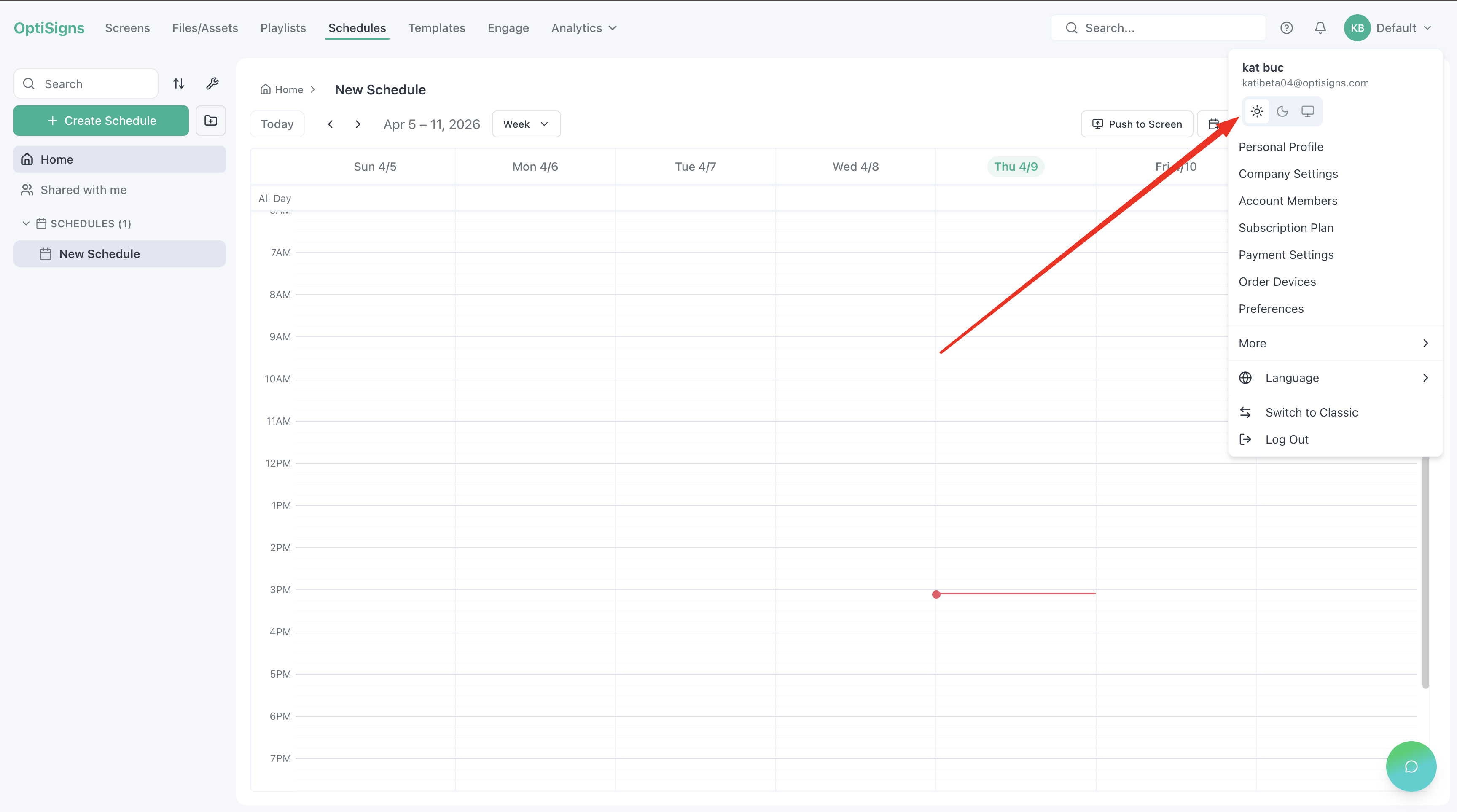 Before OptiSigns platform update