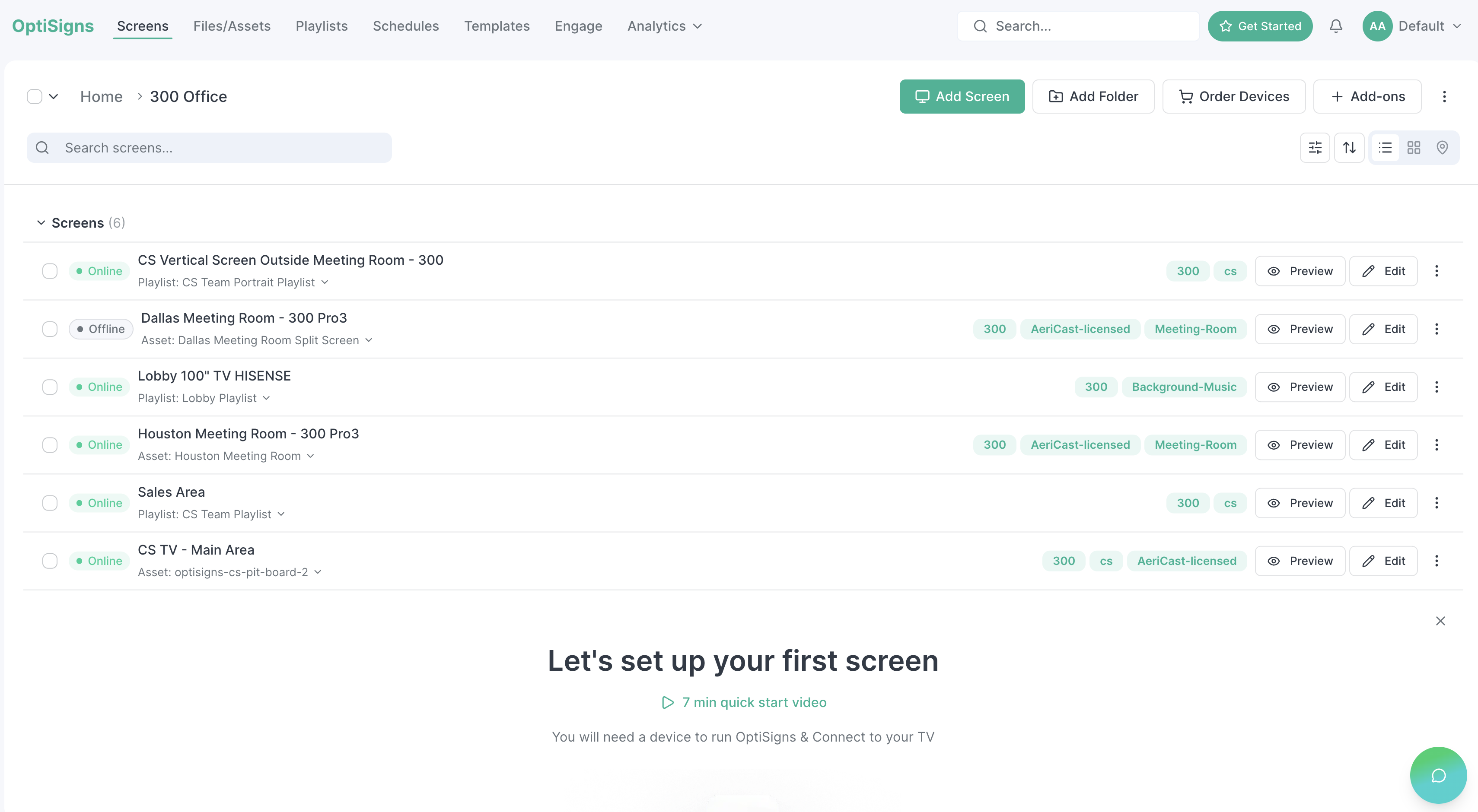 After OptiSigns platform update