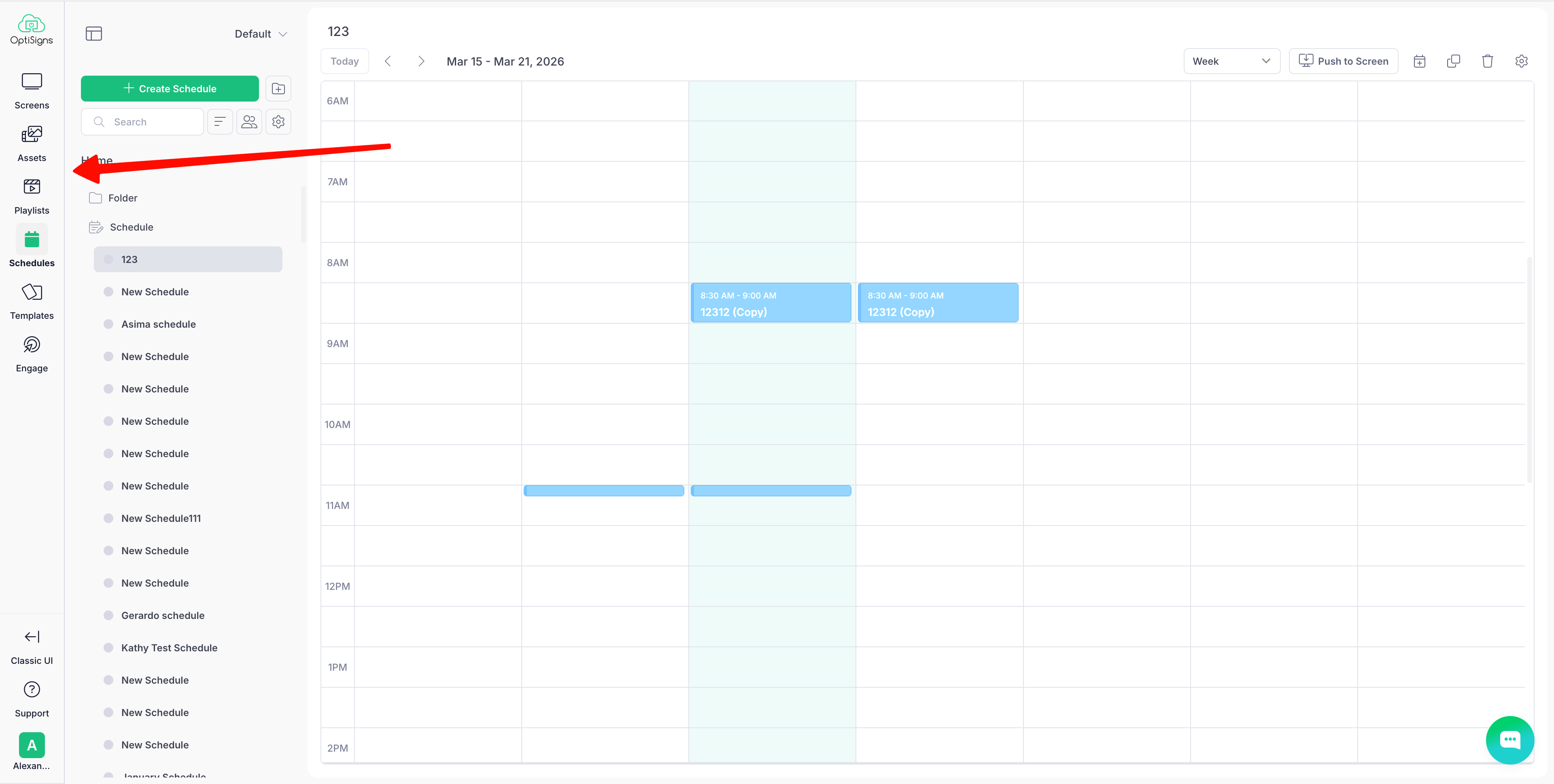 Before OptiSigns platform update