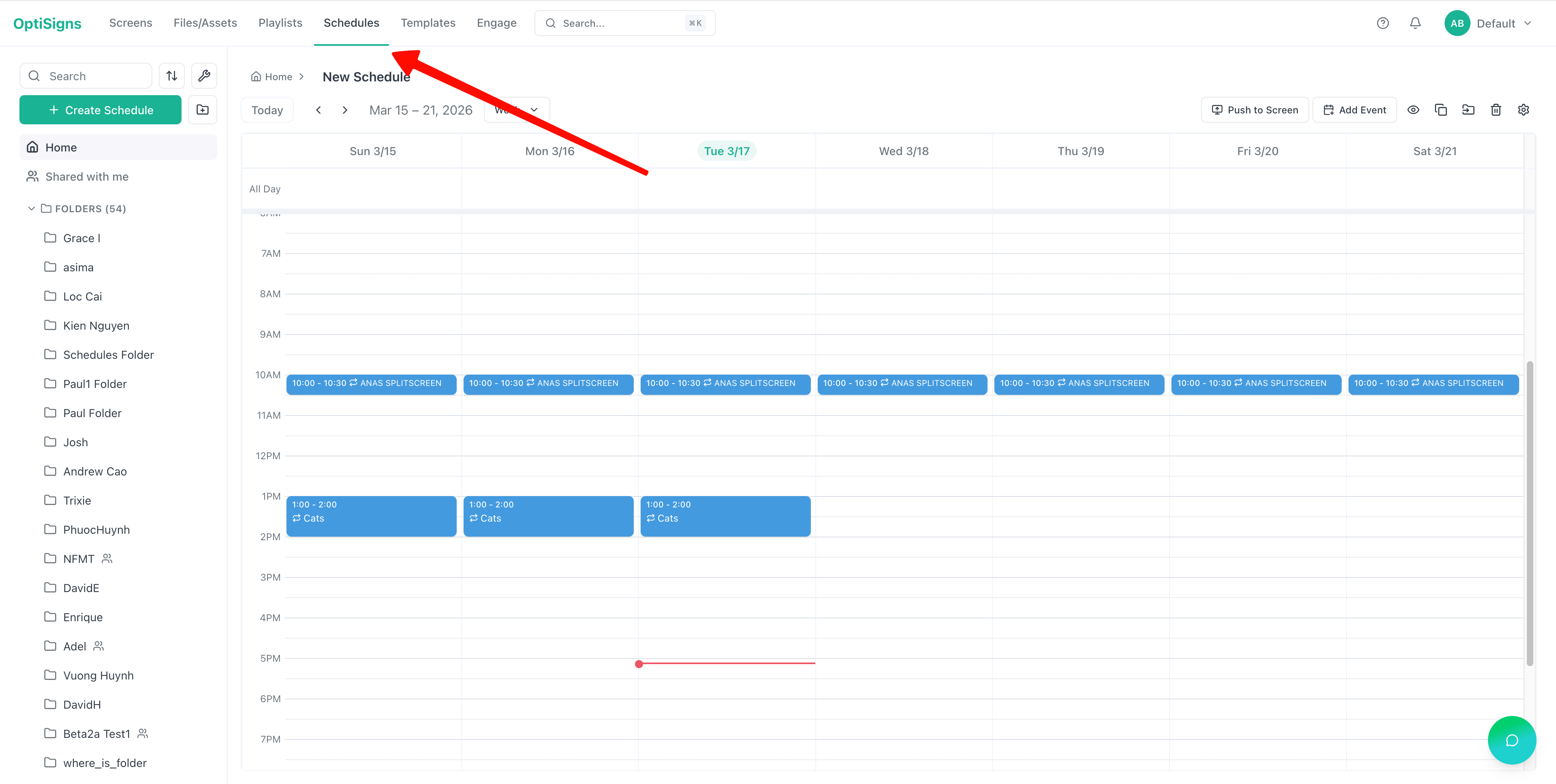After OptiSigns platform update