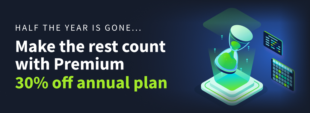 30% off Premium Annual
