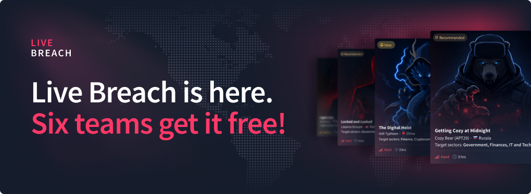 Live Breach: your team, your tools, one live breach
