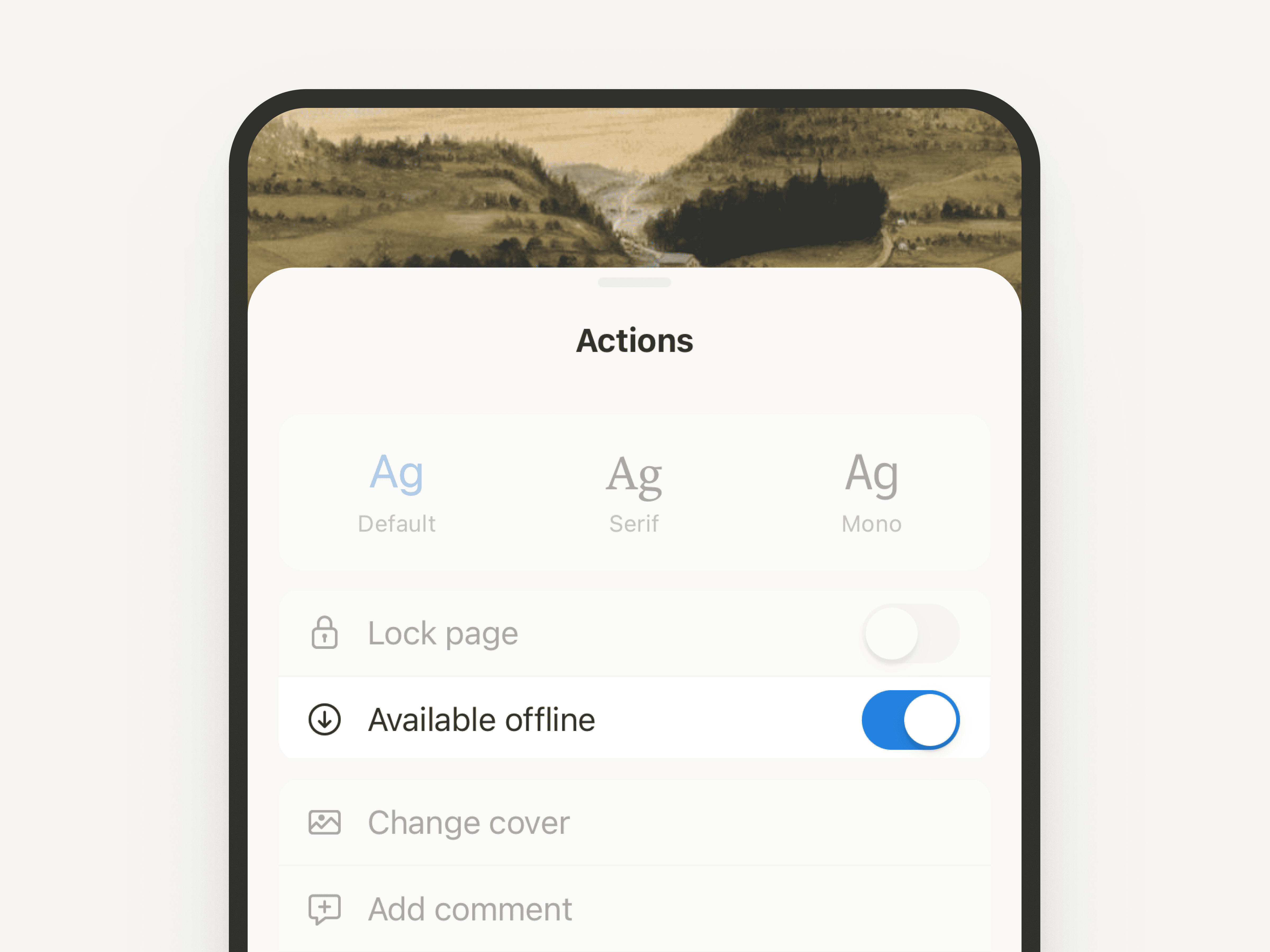 Téléchargez des pages pour une utilisation hors ligne