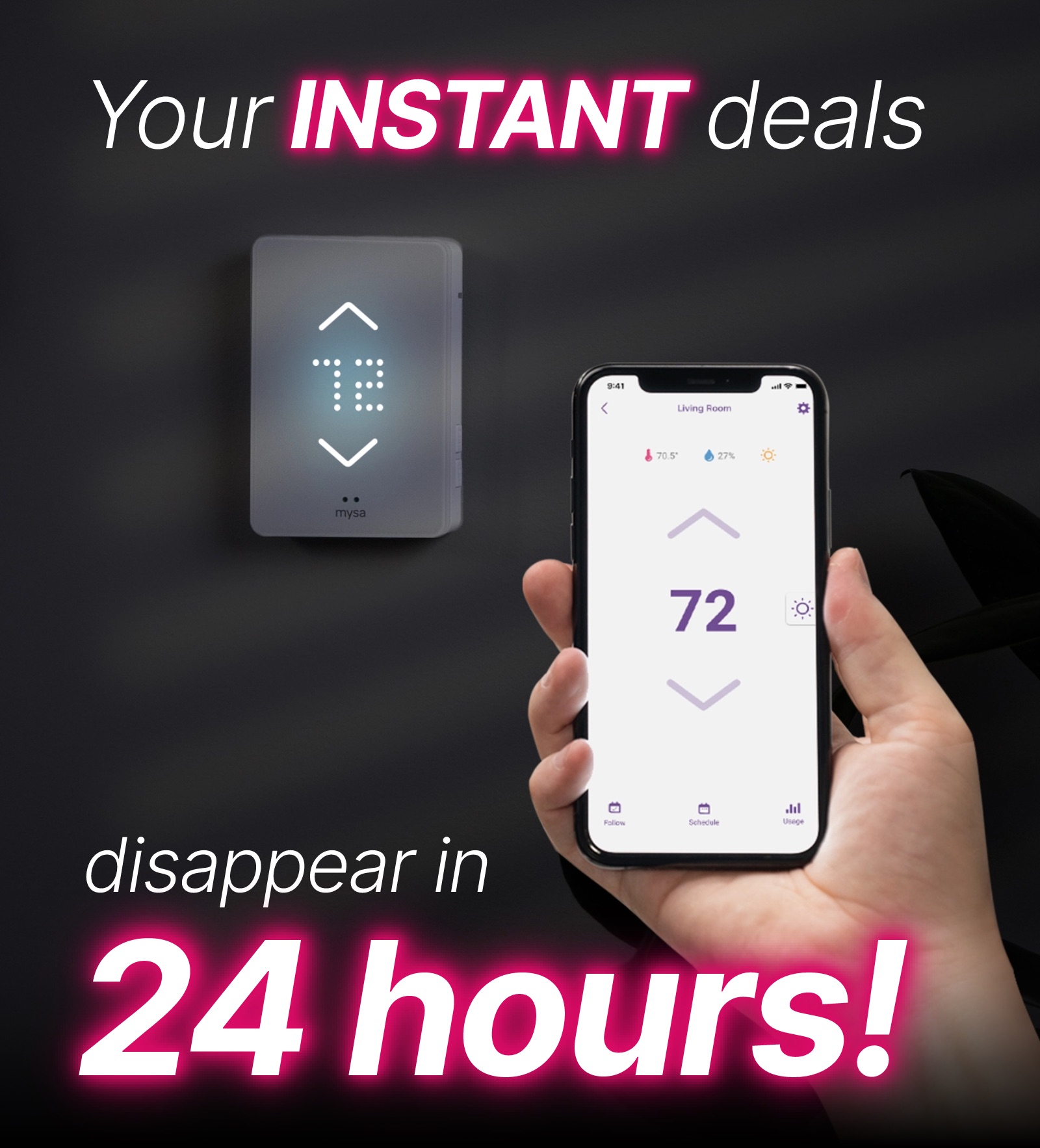 Your INSTANT deals disappear in 24 hours!