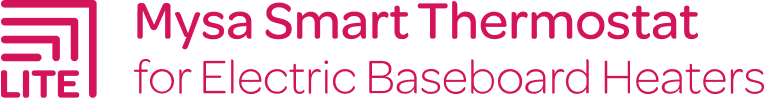 Mysa Smart Thermostat for Electric Baseboard Heaters LITE