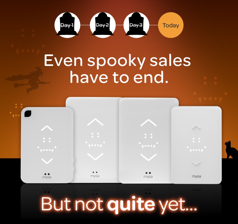 Even spooky sales have to end. But not quite yet...