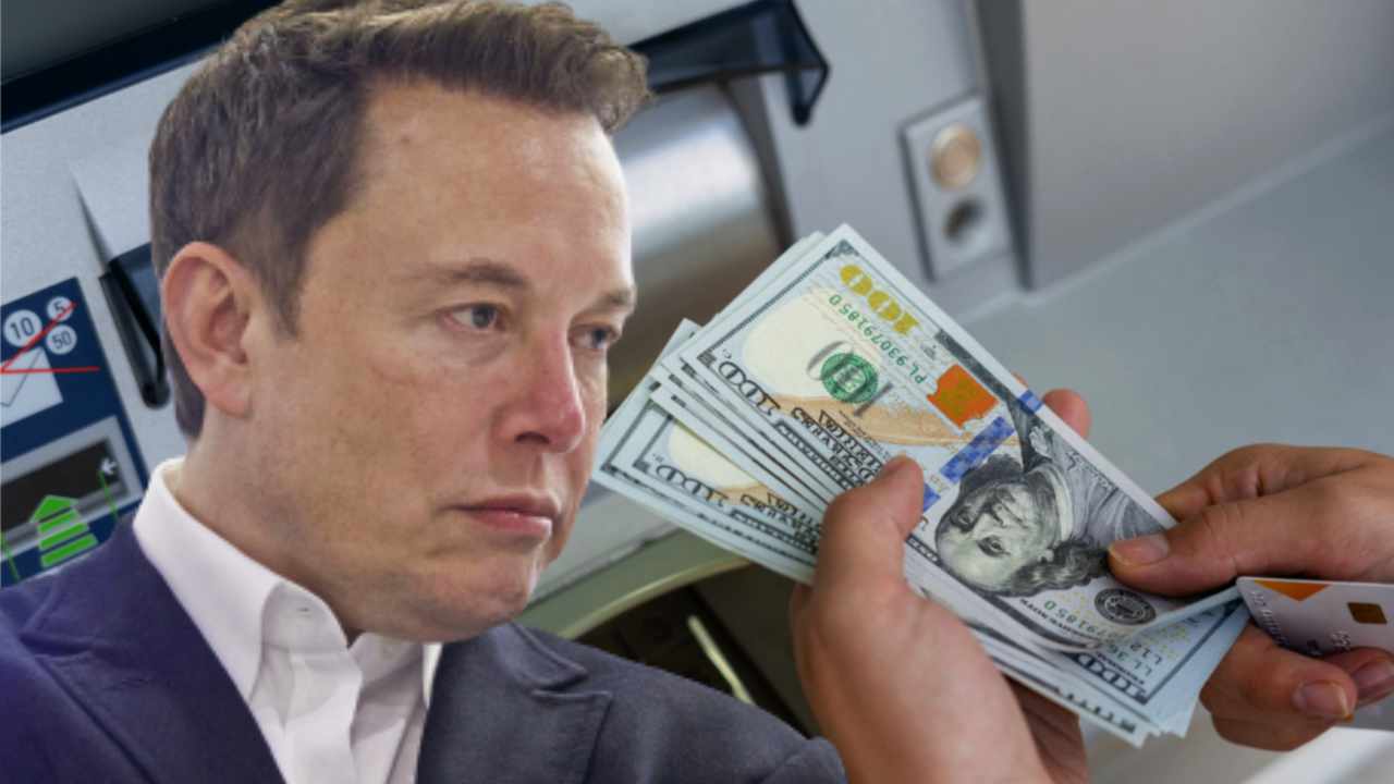 Elon Musk 100-Dollar Bills Bank Depositor Flight